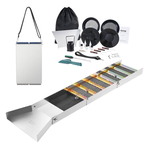 Kit de barrido dorado VEVOR Caja de esclusa completa con accesorios