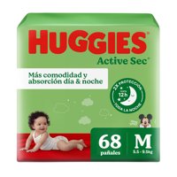 Pañales Active Sec M 68 Un 68 Un Huggies