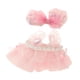 thumbnail image 3 of Falda Con Tirantes Para Muñecas De Peluche Ropa DIY Haz Tus Propias Muñecas Para Muñecas De 17 Cm Rosa, 3 of 3