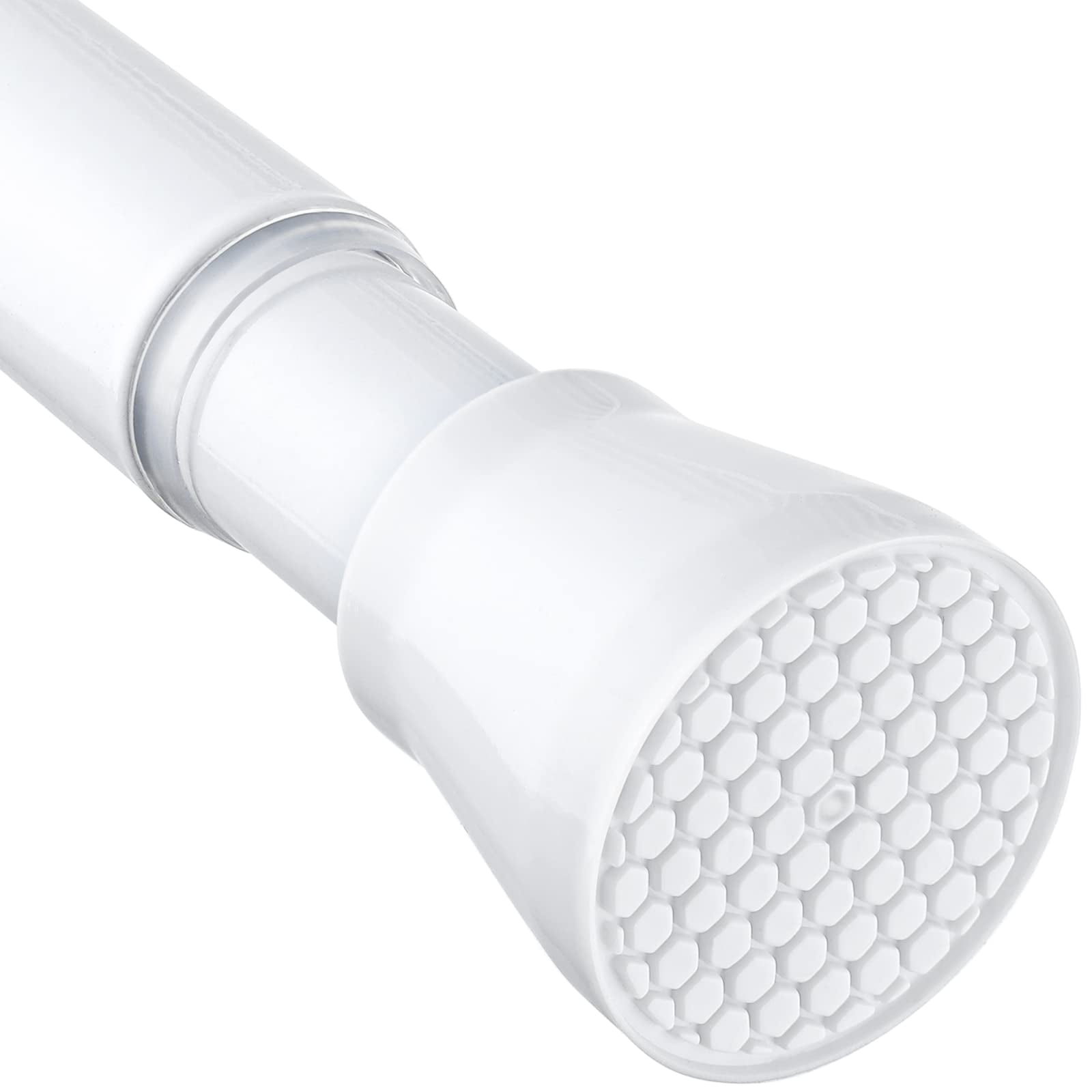Barra De Cortina De Ducha Mexau Tension, 115 — 195 Cm, Color Blanco