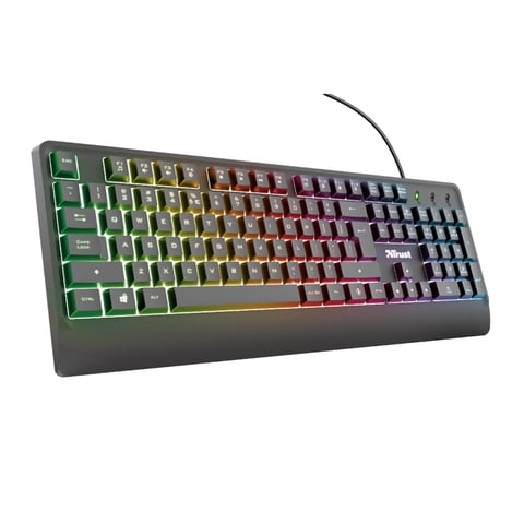 Trust - Teclado Gamer Ziva Rainbow Led Iluminado