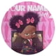 thumbnail image 3 of Boss Baby Niña Africana Alfombra Redonda de Felpa Coral, Antideslizante, No Desprende Pelusas, Lavable y Duradera para Salón, Dormitorio y Habitación de Niños 60cm, 3 of 6