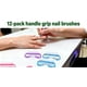 thumbnail image 3 of Pincel de uñas YOFAN Handle Grip, paquete de 12 colores variados, 3 of 9