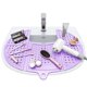 thumbnail image 1 of Funda de lavabo plegable para fregadero, silicona, iris, lavanda, 1 of 9