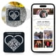 thumbnail image 2 of Placa Conmemorativa Turning Hearts 5 cm con Código QR - Pack de 2, 2 of 9