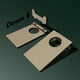 thumbnail image 5 of Cornhole AIWEILUCK 2 piezas 12 cm x 19 cm Mini de Mesa, 5 of 6