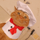 thumbnail image 5 of Disfraz de chef para mascotas, bonito, elegante, de tamaño ajustable, lavable, para gato, perro, sombrero y capa., 5 of 5