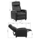 thumbnail image 3 of Berger Reclinable de PU Negro, 3 of 8