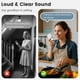 thumbnail image 4 of Sistema de intercomunicación inalámbrico Chtoocy de 1 milla de largo alcance, 10 canales, 4 of 9