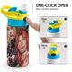 thumbnail image 4 of Aves de Presa Botella de Agua con Tapa Pop Top de Un Toque, Acero Inoxidable, a Prueba de Fugas, para Deportes, Botella Infantil azul 12 oz, 4 of 6