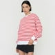 thumbnail image 3 of Polerón Mujer Oversize Líneas Rojo Corona, 3 of 5