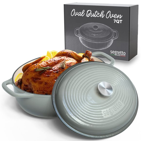 Olla Holandesa Segretto Cookware 7 L Gris Oscuro