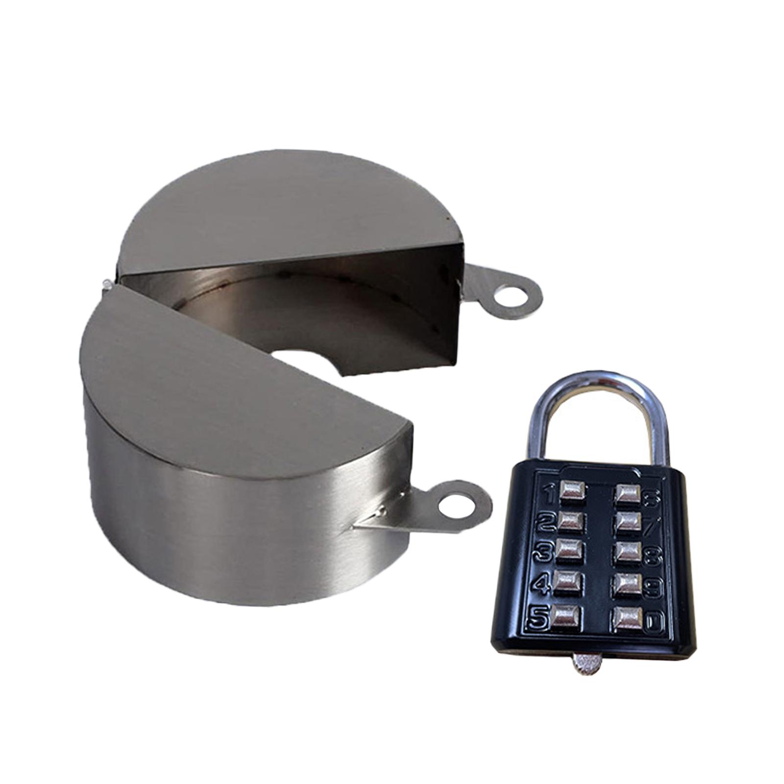 Magideal - Cubierta De Grifo De Bloqueo De Grifo Para Exteriores, Dispositivo De Bloqueo De Metal Práctico Y Práctico Para Válvula De Agua, Para Jardín Doméstico