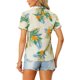 thumbnail image 3 of INSPIRE CHIC Camisas de Regreso a Clases para Mujeres Camisa Hawaiana de Manga Corta con Estampado Floral Tropical Botón Abajo Tallas S Beige, 3 of 6
