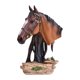 thumbnail image 4 of Estatua De Cabeza De Caballo, Decoración Del Hogar, Regalo, Figura De Resina Para Dormitorio, Fiesta, Estantería, Marrón, 4 of 5