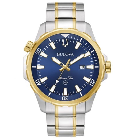 Reloj Análogo Bulova Marine Star Azul Hombre