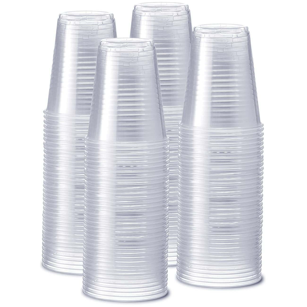 Vasos Desechables De Plástico Transparente Gusto 12 Oz (240 Unidades)