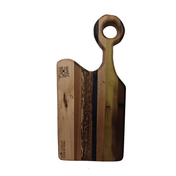 Tabla De Picoteo Madera Nativa El Manguaco De Don Carter Lisa Marrón