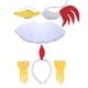 thumbnail image 1 of Disfraz De Animal De Pollo, Lindo Juego De Aros Con Cabeza De Pollo De Pascua Para Cosplay De Vacaciones, 6 Piezas, 1 of 2