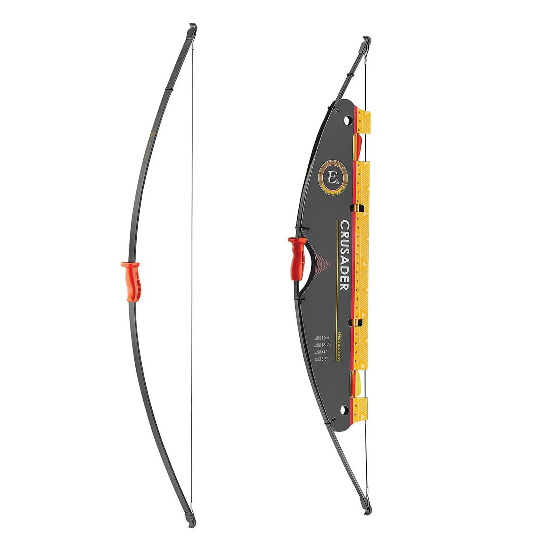 Ek Archery Research - Arco Recurvo Ek Archery Crusader 130cm 15libras Negr Juvenil