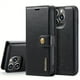 thumbnail image 3 of Premium Leather Magnetic Kickstand Shockproof Removable Flip Protective Cover Wallet Case For IPhone 14 13 12 Pro Xs Max XR, 3 of 3
