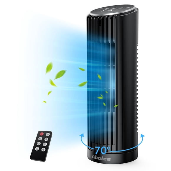 Ventilador de torre sin aspas Abolee FTS006 de 13" con 4 velocidades y control remoto