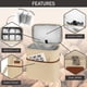 thumbnail image 4 of Bolsa enfriadora de vino Opux de 6 botellas, aislada, color crema, 4 of 8