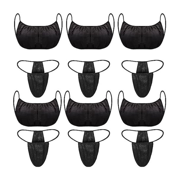 50pcs Disposable Bras And Panties Women Disposable Underwear Spa Bikini Thong Panties Sunless Spray Tan Top Underwear