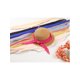 thumbnail image 5 of INSPIRE CHIC Bufandas de Chifón Plisado para Mujeres, Ribete de Color en Contraste, Pañuelo de Gasa Semitransparente y Elástico para el Cuello 43.3x19.7" Negro, 5 of 5