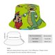thumbnail image 2 of Wally Gator Sombrero bucket para adultos, gorra de protección solar, sombrero de pescador plegable para viajes al aire libre, pesca y actividades de verano, 2 of 6