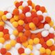 thumbnail image 1 of Xiao Hua Bolas de pelo para manualidades, 100 unidades, Serie Naranja, Diámetro 0,79 pulgadas, Bolas de felpa suaves y esponjosas para proyectos de manualidades, decoración de fiestas y festivales., 1 of 3