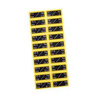Ioensy - Etiqueta Adhesiva De Disyuntor, Pegatinas De Peso Para Gimnasio, Entrenamiento, Artículos Deportivos, 3,2 Cm X 1,3 Cm, 2,5 A 50Kg