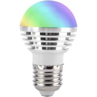 Genérico - Set 2 Bombilla Led Rgb 16 Colores 10W E27 Control Remoto Lau