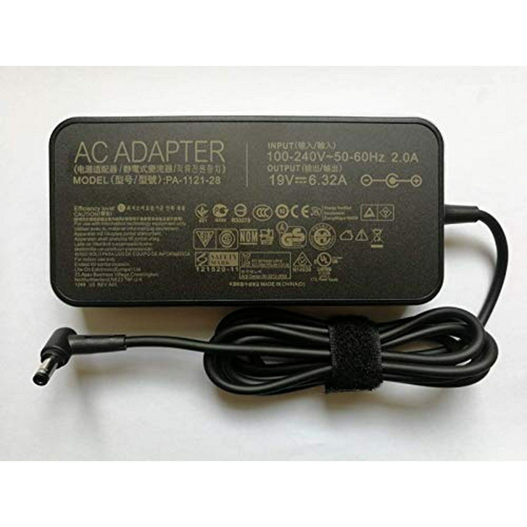 Cargador Ac 19v 6.32a 120w Lvyatuo Para Asus Rog Gl752vw Gl752vl Gl752v