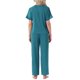 thumbnail image 3 of INSPIRE CHIC Pijamas de Satén para Mujer Camiseta de Manga Corta con Cuello en V y Pantalón Largo Conjunto de Ropa de Dormir Suave S Verde Pavo Real, 3 of 6