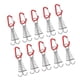 thumbnail image 3 of 10 Uds. Estacas portátiles para campaña, cvija de ancje para cubierta con herramienta de hebil de resorte, pinzas de mosquetón para , ROJO, 3 of 5