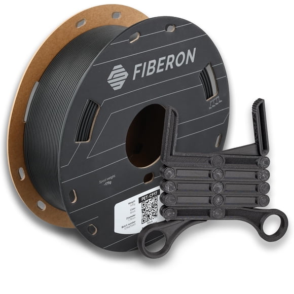 Filamento de impresión 3D Polymaker Fiberon PET-CF17 negro de 1,75 mm