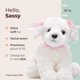 thumbnail image 2 of Peluche Bearington Collection 25 cm Cachorro Blanco, 2 of 6