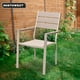 thumbnail image 4 of Silla Terraza Con Brazos Polywood Impermeable Beige Tamaño Único, 4 of 4