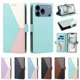 thumbnail image 5 of Funda con Solapa para iPhone 17 Pro, Diseño Tricolor con Ranuras, Verde, 5 of 6