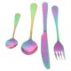 thumbnail image 3 of Juego de utensilios para servir Rainbow Acero inoxidable 4 piezas, 3 of 3