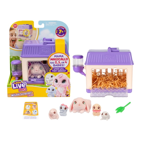 Juguete Interactivo Conejo Little Live Pets Mama Surprise Minis