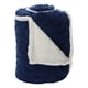 thumbnail image 1 of Frazada Andes Jacquard Sherpa Azul 1.5 Plaza, 1 of 3