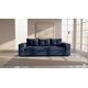 thumbnail image 1 of Sofa Praga 3 Cuerpos Felpa Azul, 1 of 4