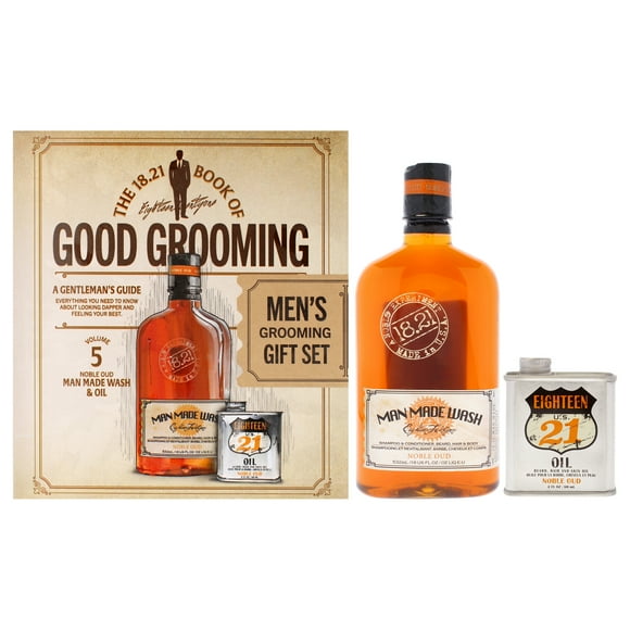 Set 18.21 Man Made Book of Good Grooming Volume 5 Noble Oud