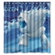 thumbnail image 1 of Cortina de ducha de Frozen de Anime con ganchos, tamaño 66 x 72 pulgadas, 1 of 3
