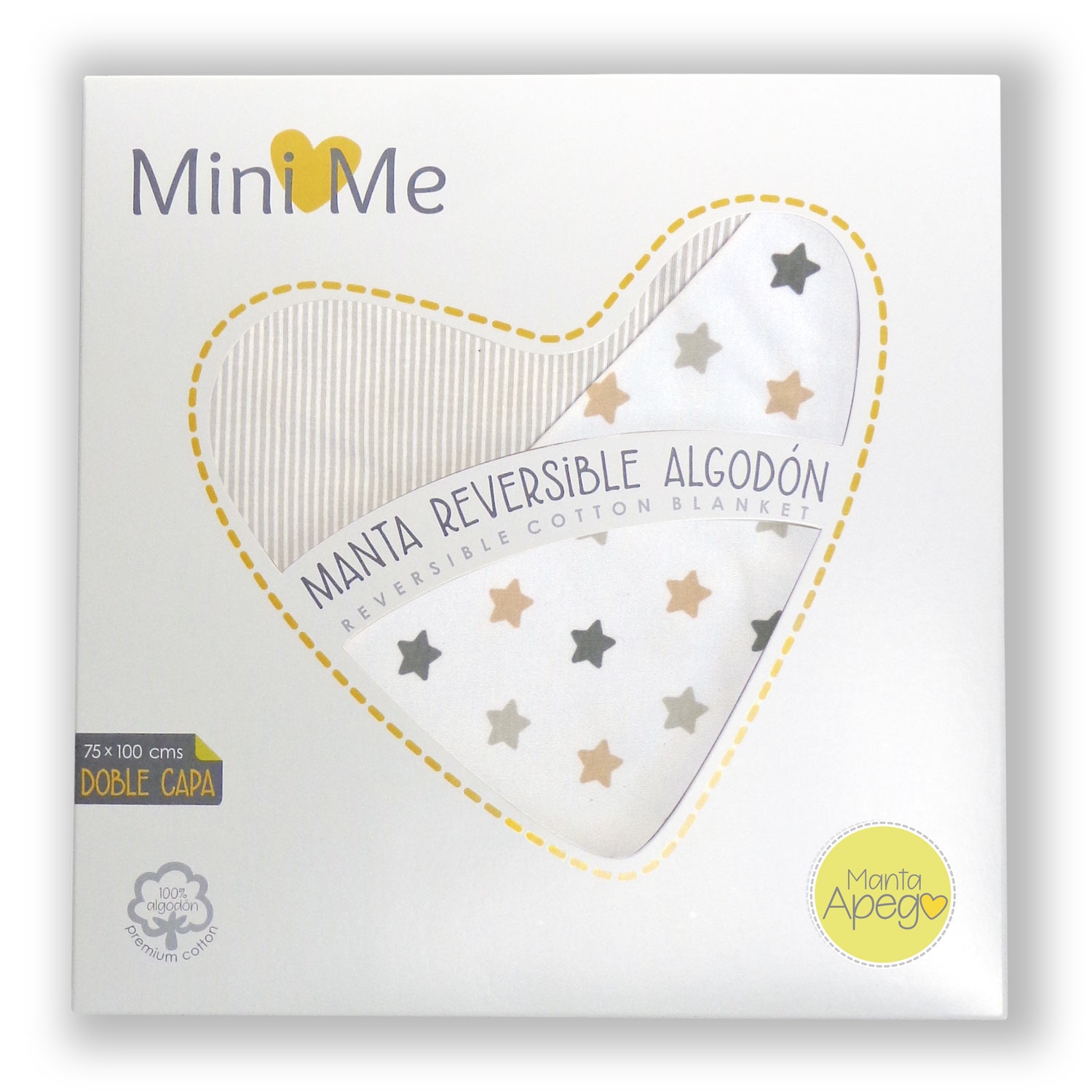 Mini Me - Manta De Algodón Para Bebé Estrellas Unisex