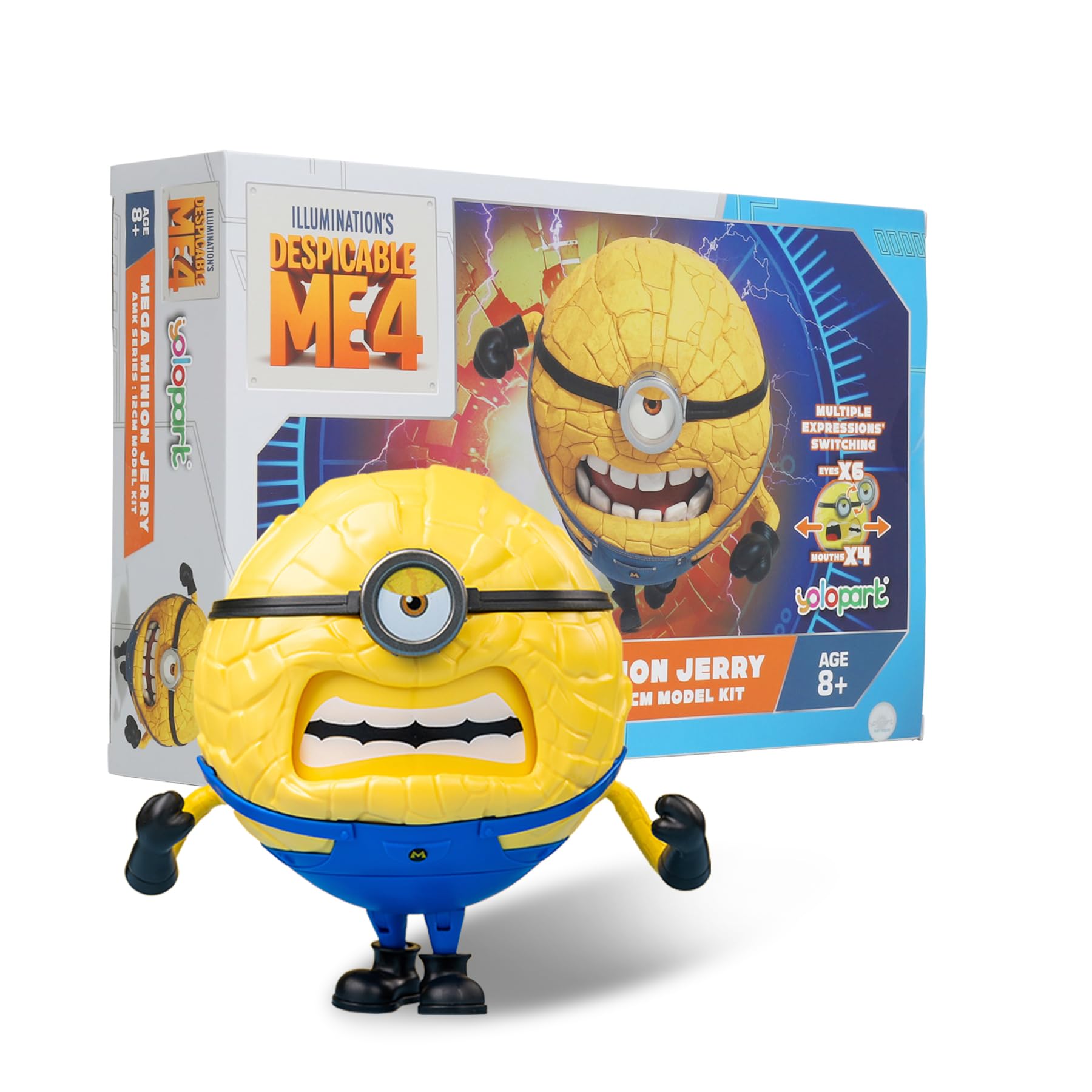 Juguete Yolopark Minions Despicable Me 4 Mega Jerry De 13 Cm Con Acc