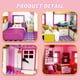 thumbnail image 5 of Set de bloques de construcción CSNRHG Pink Summer Pool Villa 1018 piezas, 5 of 7