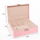 thumbnail image 2 of Maletin Joyero Belug 2 Niveles, Organizador De Joyas Rosa, 2 of 4